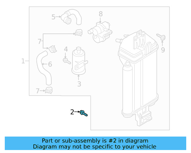 Leak Detect Pump Bolt N-106-336-03 - View 5