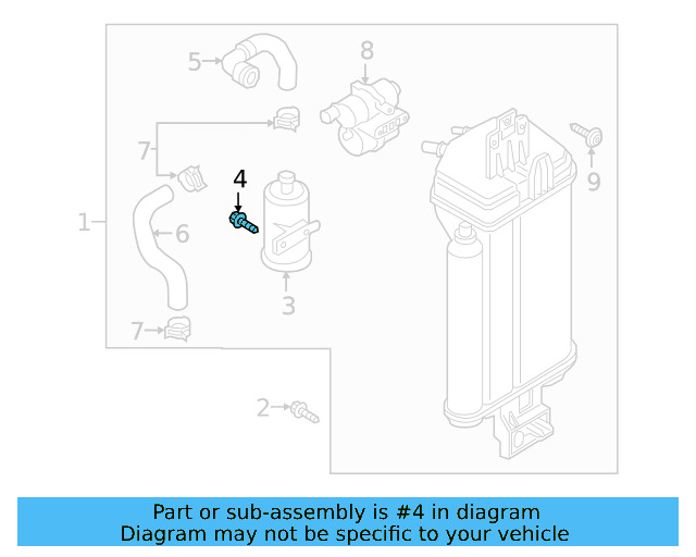 Leak Detect Pump Bolt N-106-336-03 - View 4