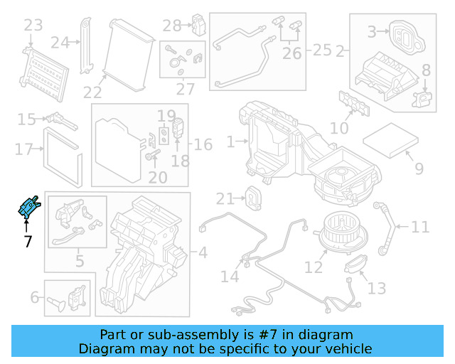 Adjust Motor 5WA-907-511-C - View 10