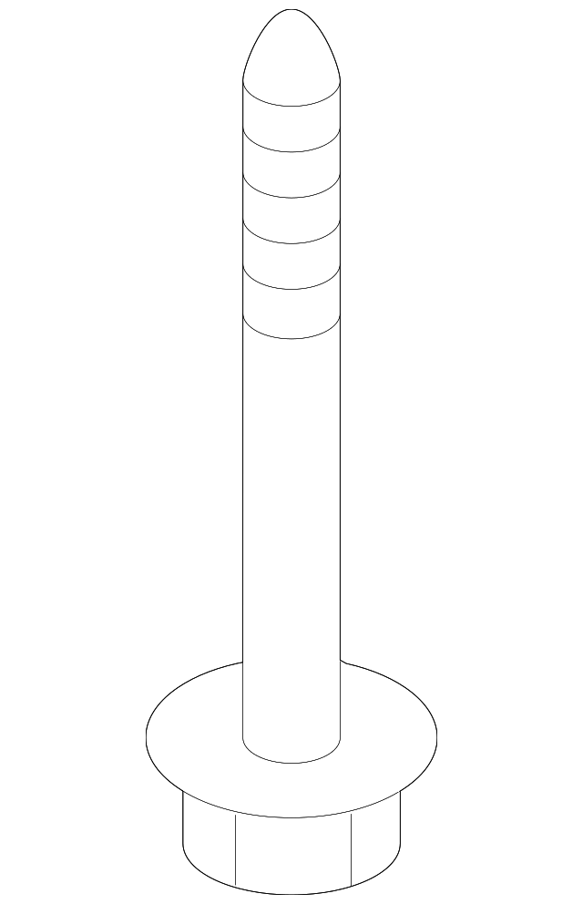 Engine Mount Support Bracket Bolt N-107-847-01 - View 2