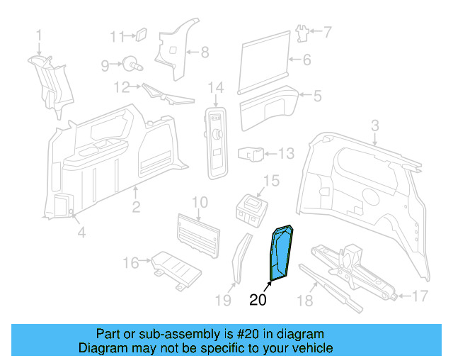 Storage Bag 7B0-012-111-B