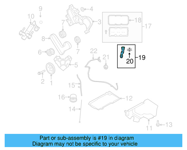 Filler Tube 7B0-115-302 - View 3
