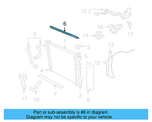 Upper Seal 7B0-121-293 - View 8