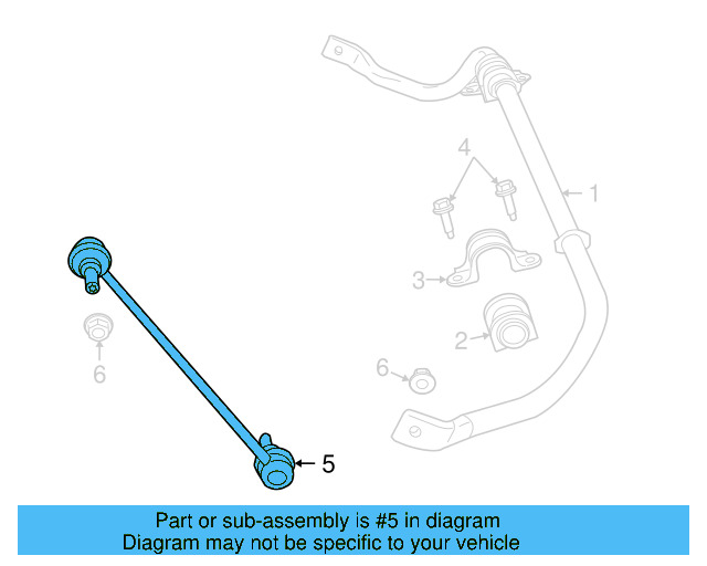 Stabilizer Link 7B0-411-315-A - View 3