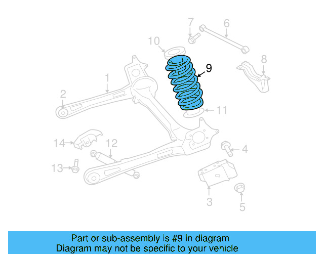 Coil Spring 7B0-511-115-E - View 3
