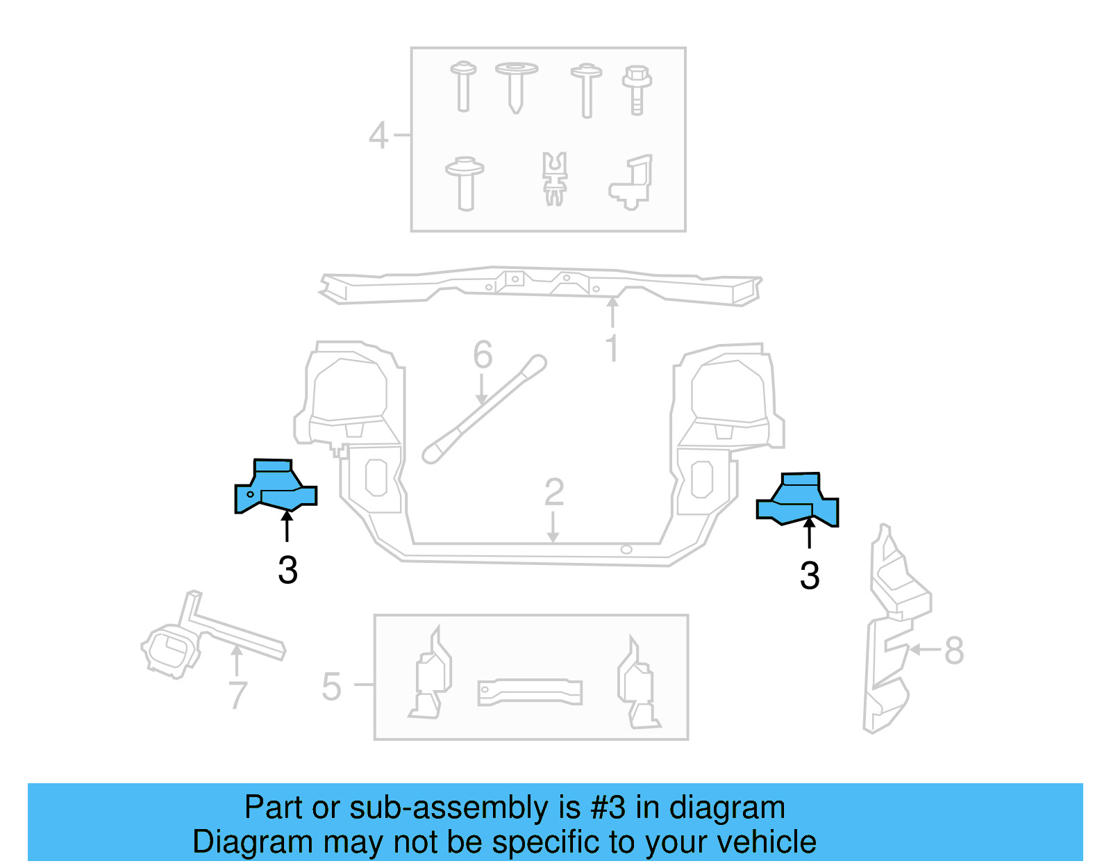 Side Bracket 7B0-805-821-C - View 5