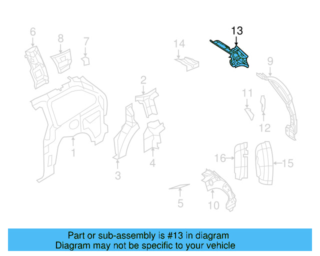 Roof Reinforced 7B0-809-715-C - View 2