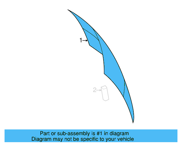 Lift Gate Glass 7B0-845-051