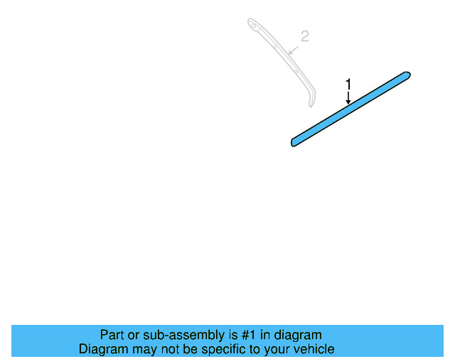 Belt Molding 7B0-853-346 - View 3