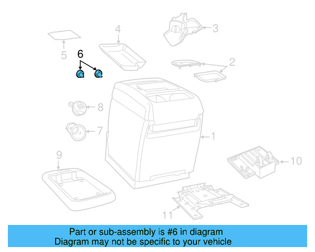 Compartment Bumper 7B0-863-315-A - View 3
