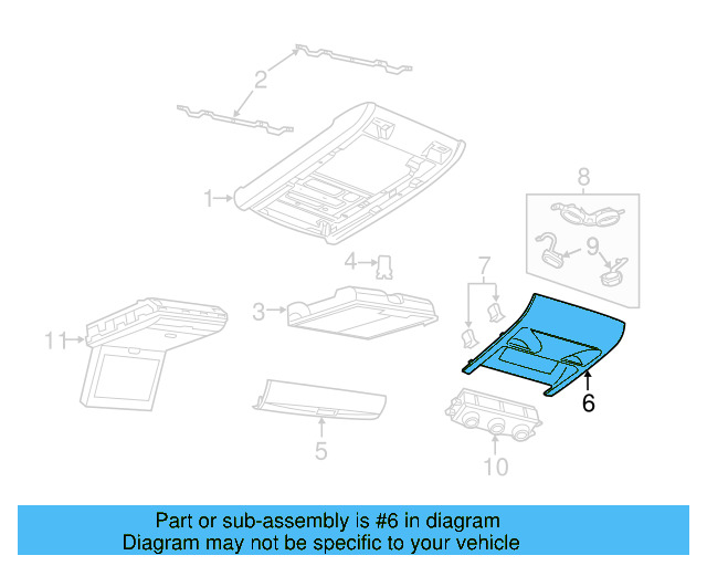 Rear Cover 7B0-863-515-B-DW1 - View 2