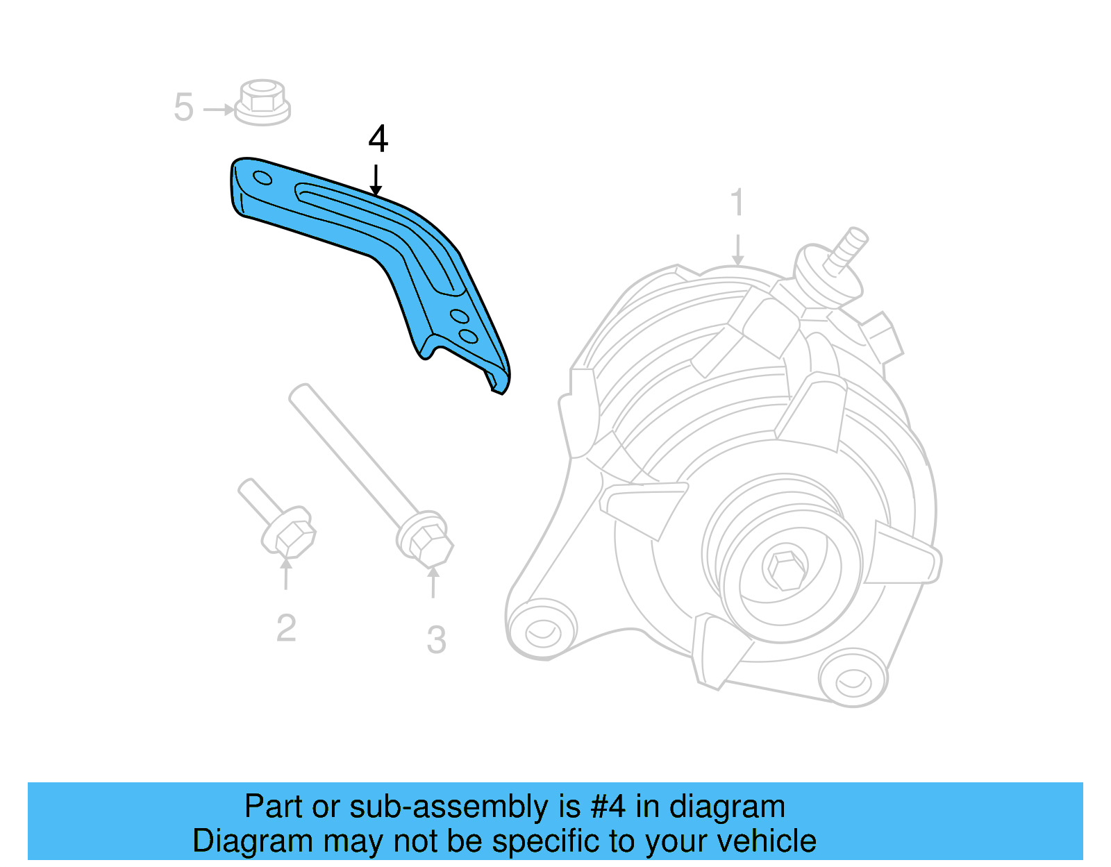 Mount Bracket 7B0-903-253 - View 4