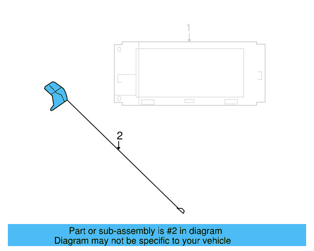 GPS Antenna 7B0-919-889 - View 2