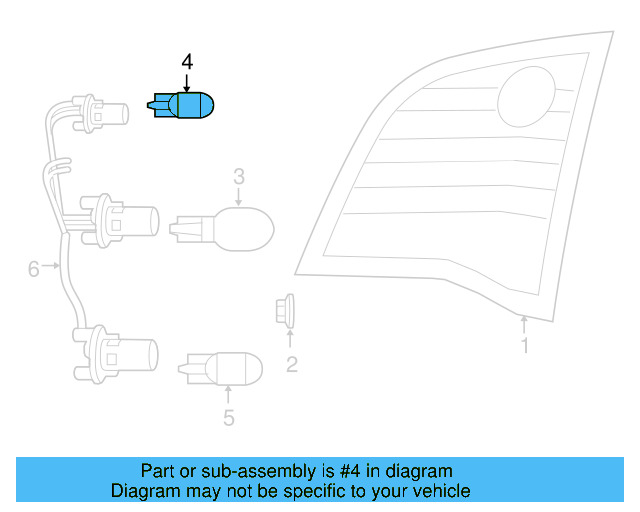 Marker Lamp Bulb 7B0-945-102