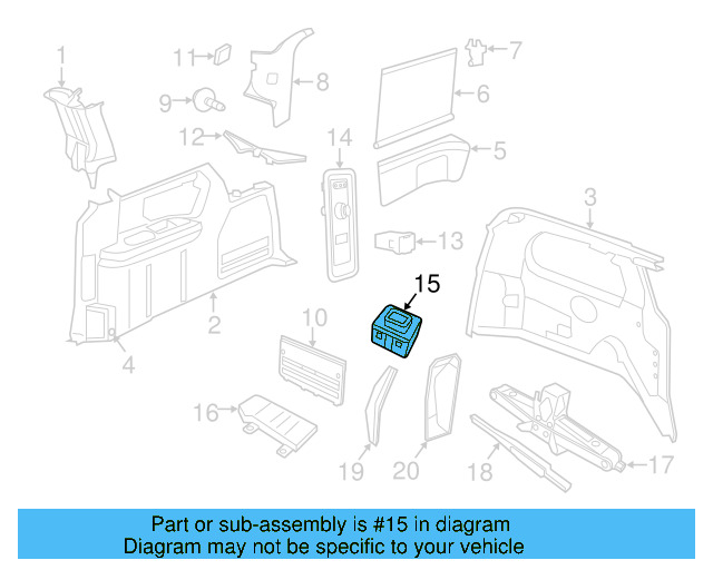 Switch 7B0-959-121-AA - View 2