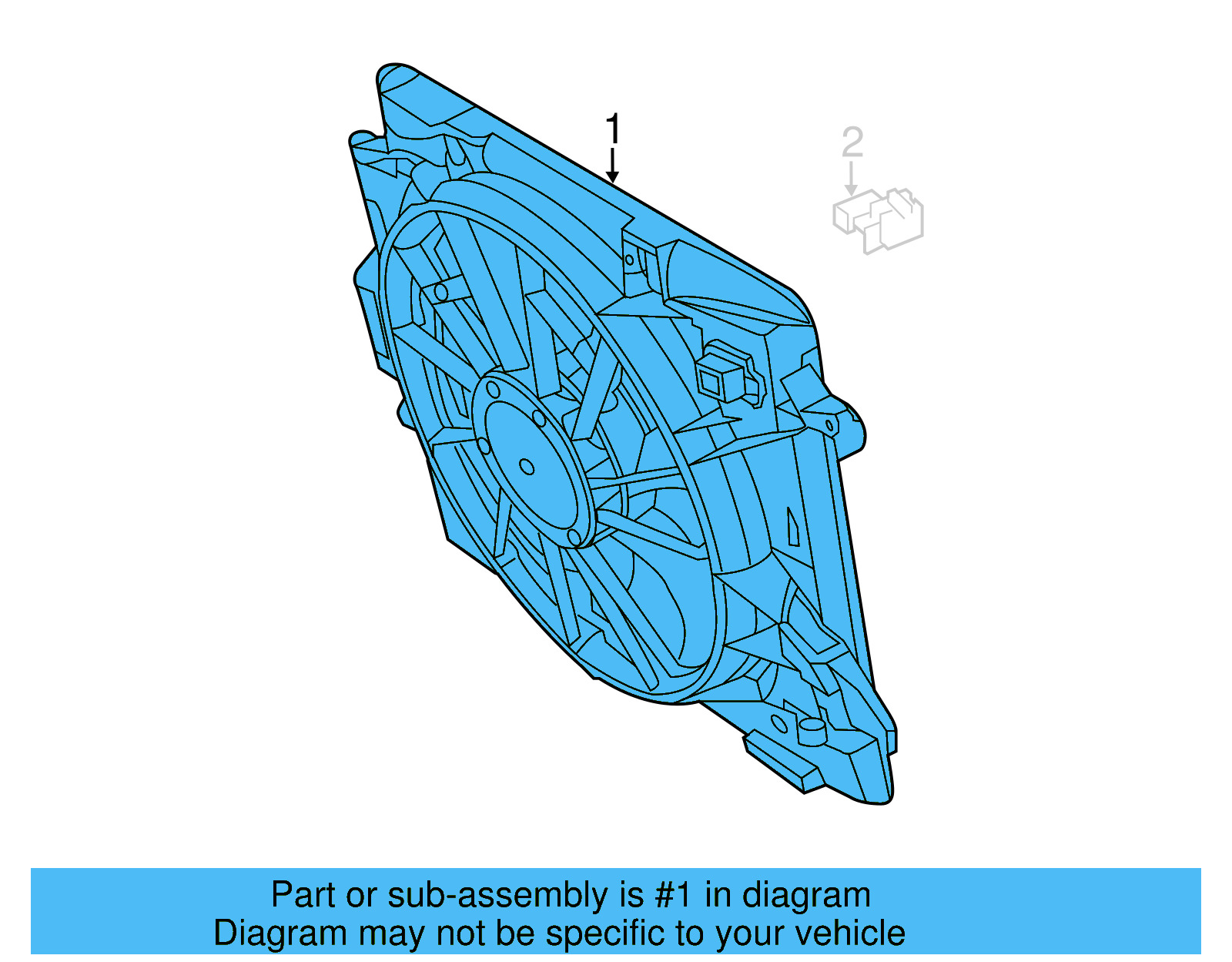 Fan Assembly 7B0-959-455-B - View 6