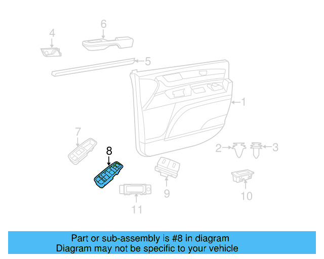 Window Switch 7B0-959-857-E - View 2