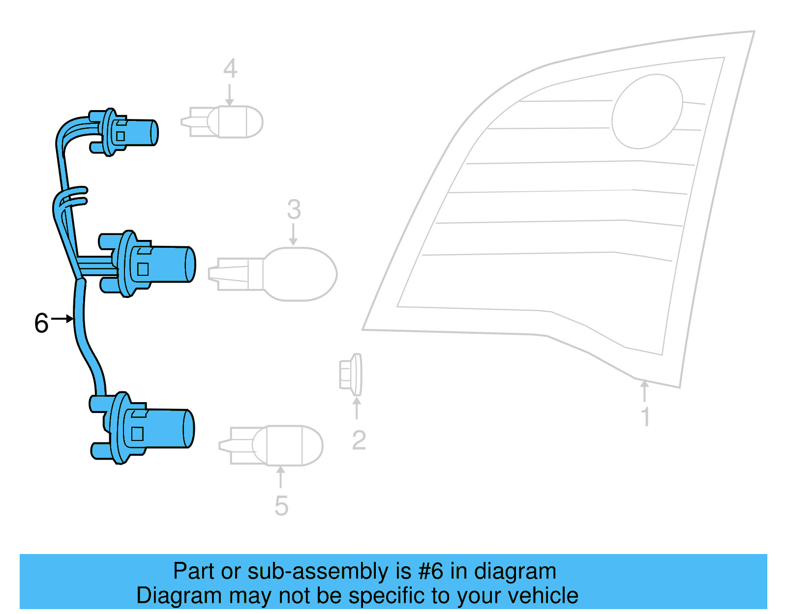 Wire Harness 7B0-971-079 - View 6