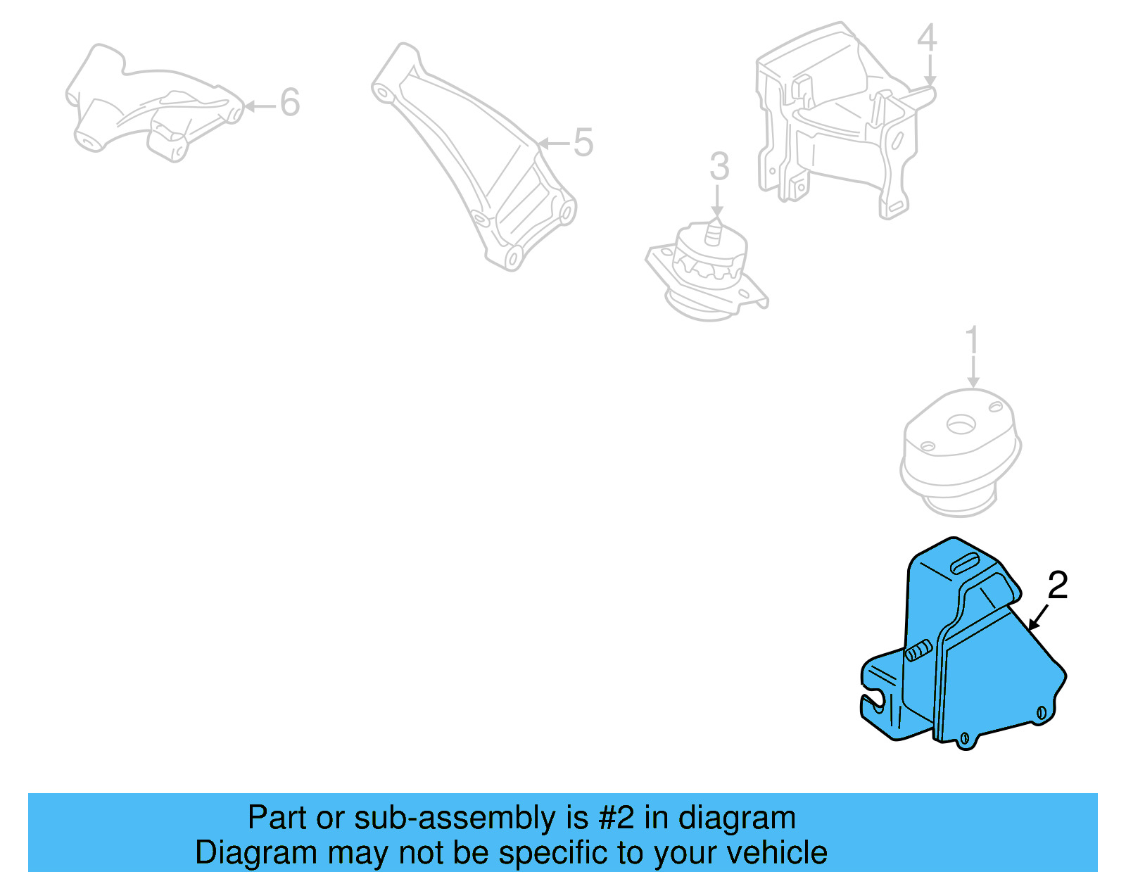 Front Bracket 7D0-399-207-B - View 4