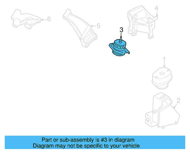 Front Bracket 7D0-399-207-B - View 3