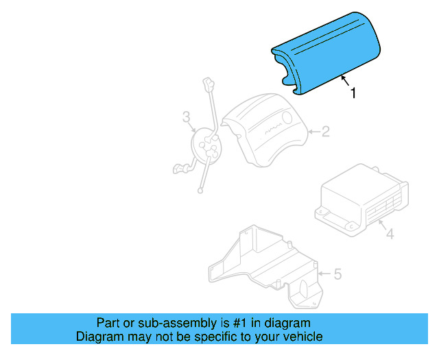 Passenger Air Bag 7D1-880-200-B-8EL - View 2