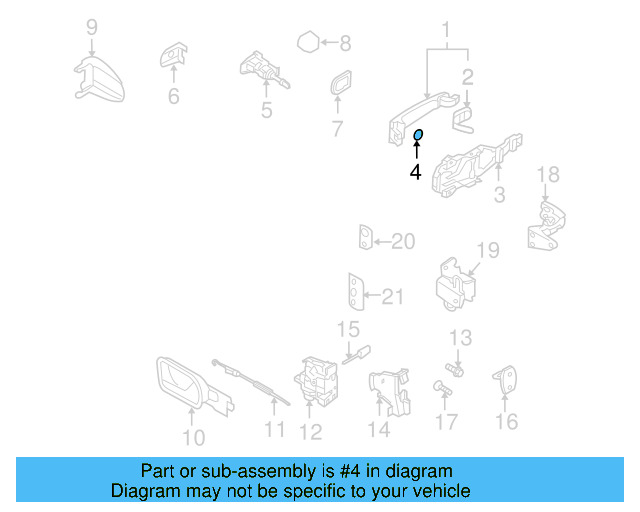 Handle, Outside Seal 7H0-820-898 - View 33