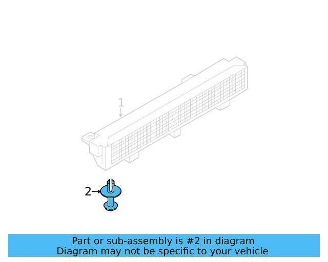 Trunk Trim Panel Clip 7H0-867-299-01C - View 23