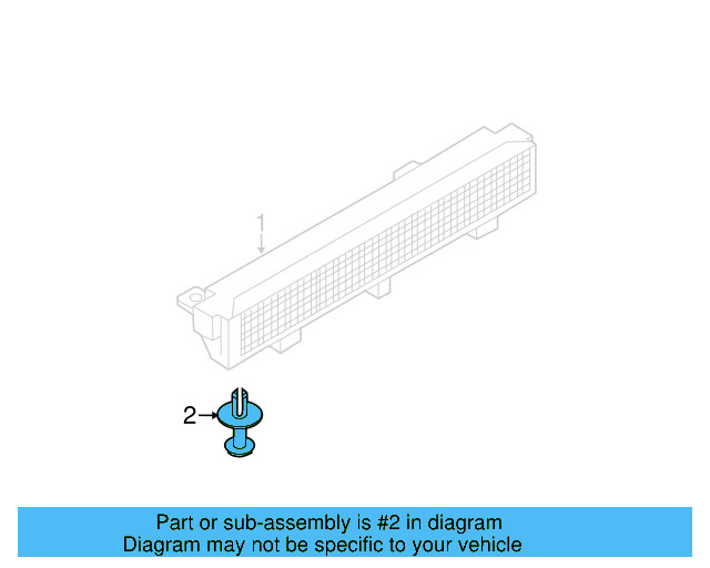 Trunk Trim Panel Clip 7H0-867-299-01C - View 78