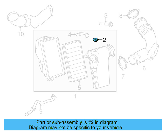 Air Cleaner Assembly Mount Kit 7L0-198-129-A - View 27