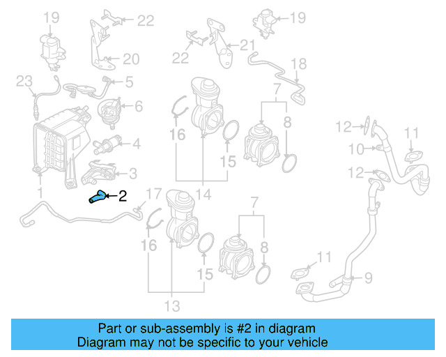 Breather Tube 7L0-201-342-A - View 4