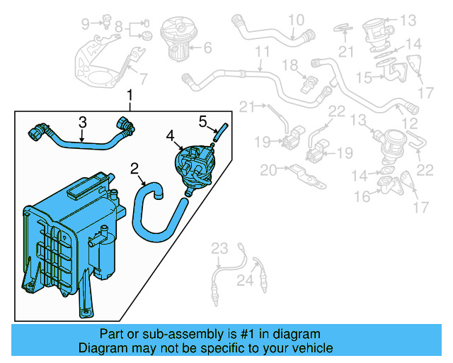 Vapor Canister 7L0-201-801-L - View 15