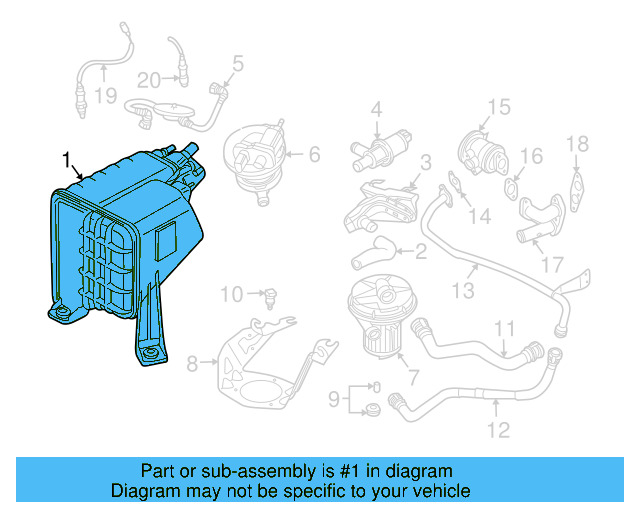 Vapor Canister 7L0-201-801-L - View 6