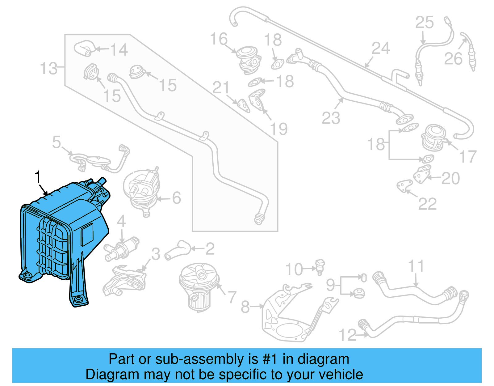 Vapor Canister 7L0-201-801-L - View 17