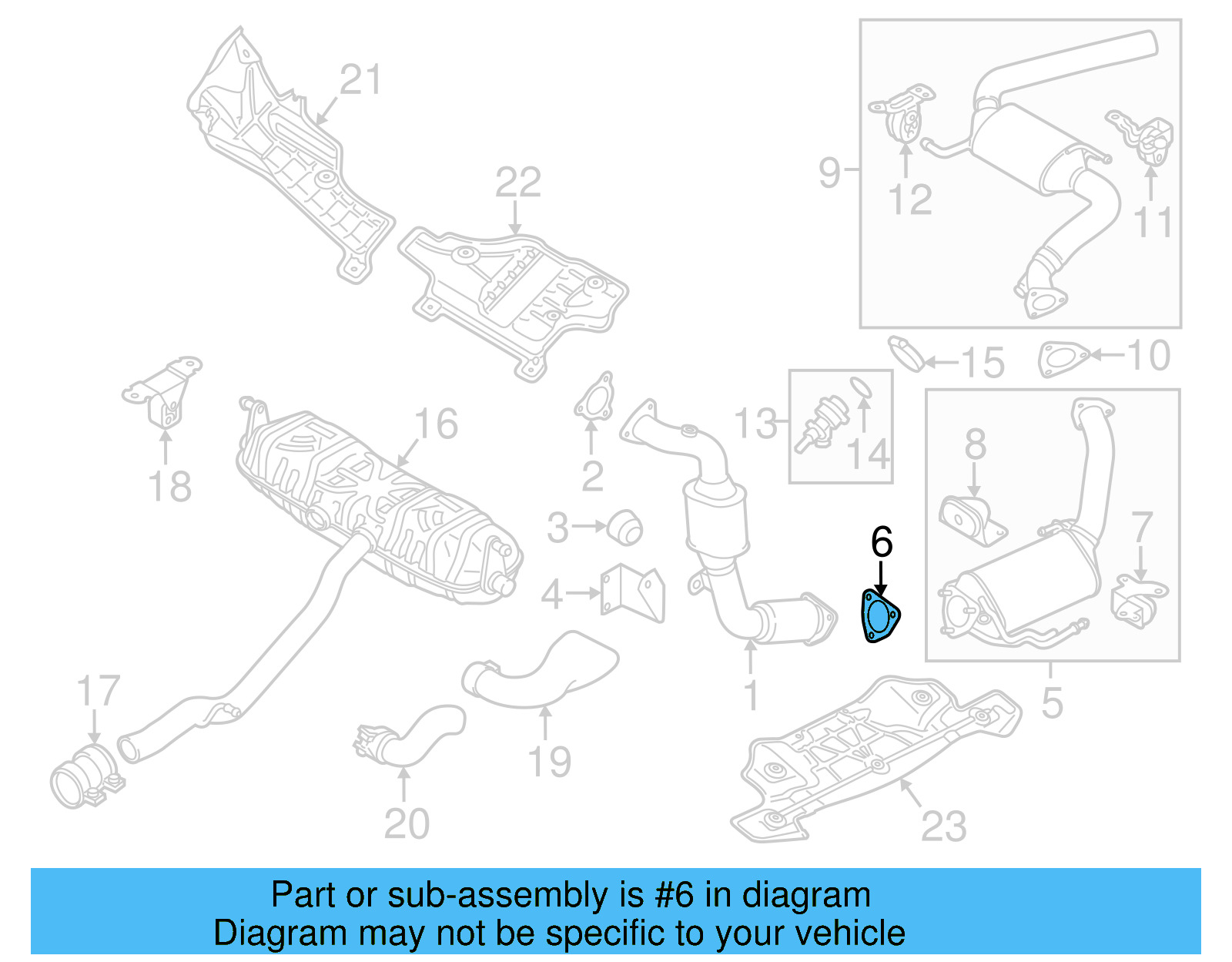 Exhaust Pipe To Manifold Gasket 7L0-253-115-A - View 34