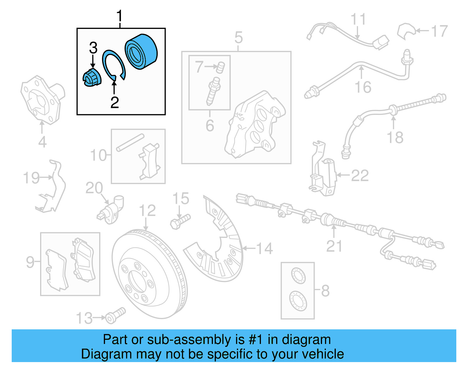 Bearing Assembly 7L0-498-287 - View 10