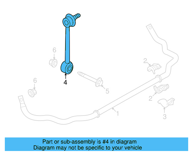 Suspension Stabilizer Bar Link Kit 7L0-505-466-D - View 5