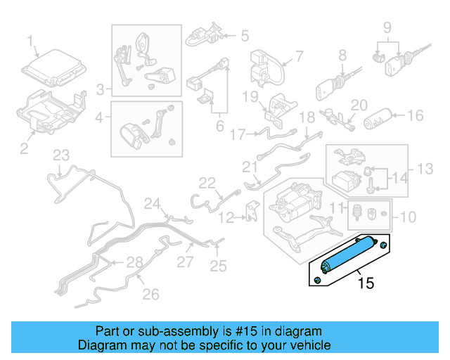 Pressure Cylinder 7L0-616-201-B - View 3