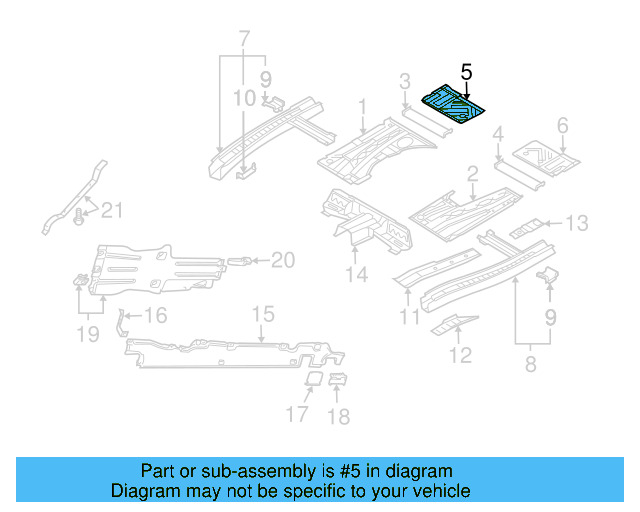 Floor Extension 7L0-803-206-B - View 2