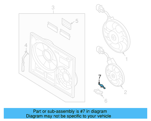 Retaining Bracket Retainer Clip 7L0-805-496-A - View 12