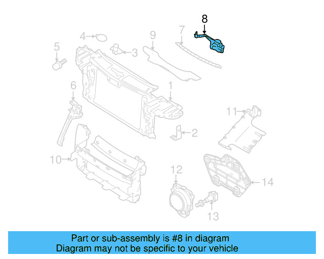 Retainer Plate 7L0-805-733 - View 3