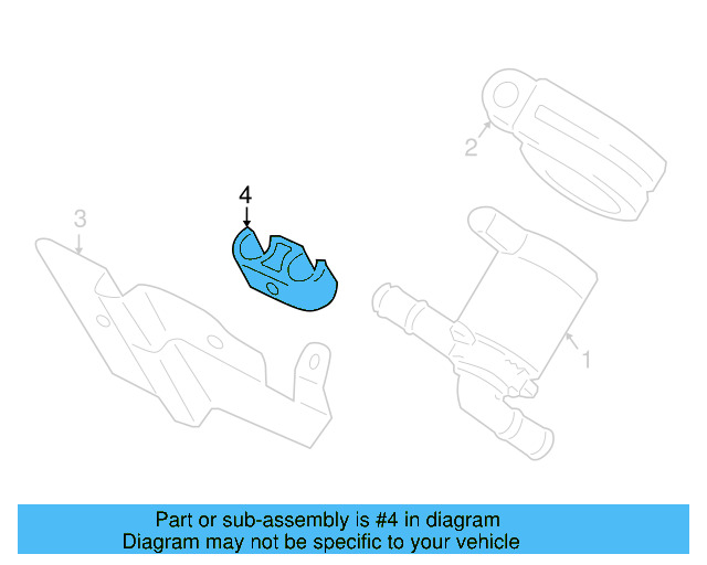 Mount Bracket Retainer Clip 7L0-819-055-B - View 2
