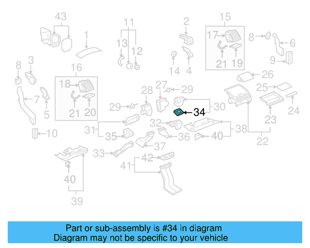 Floor Duct Seal 7L0-819-746 - View 2