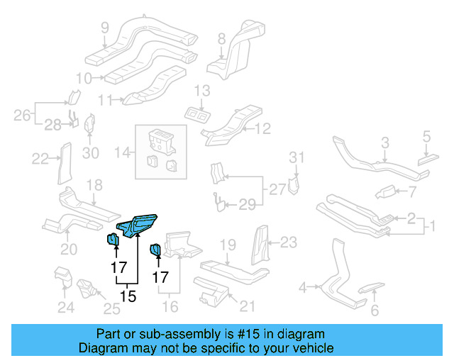 HVAC Duct Adapter 7L0-820-352-B - View 2