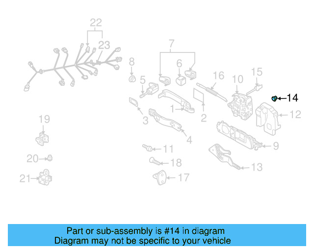 Door Shell Hole Cover 8Z0-837-111 - View 13