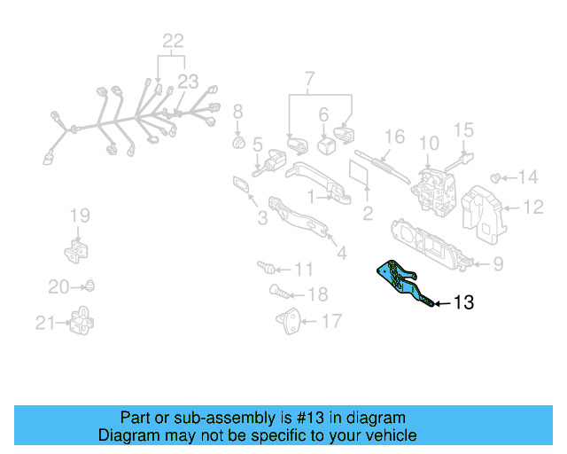Retaining Bracket 7L0-837-868