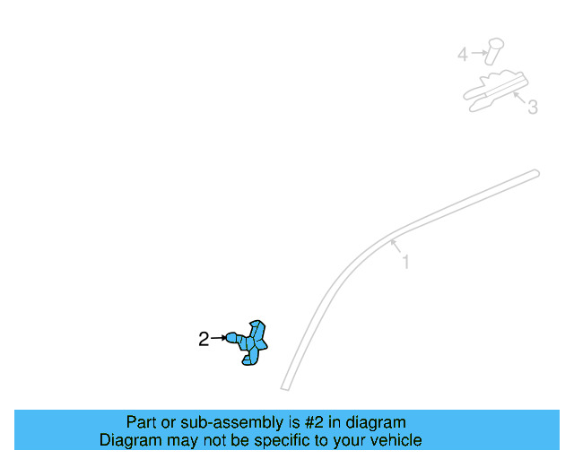Drip Molding Clip 7L0-853-585-A