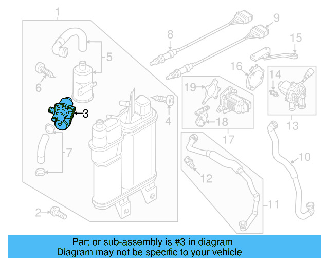 Evaporative Emissions System Leak Detection Pump 7L0-906-243-A - View 55