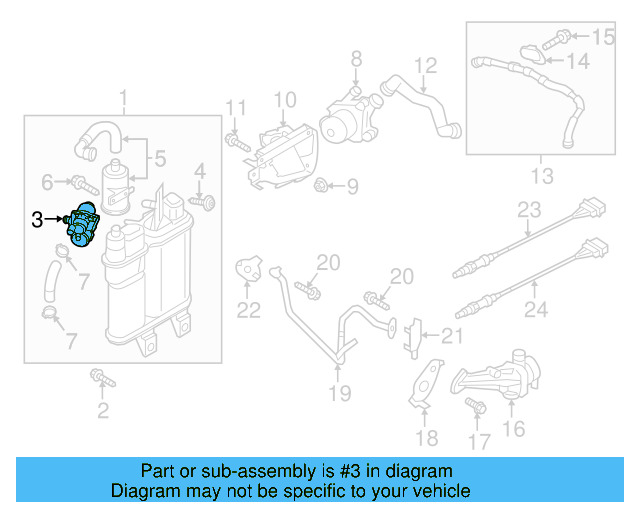 Evaporative Emissions System Leak Detection Pump 7L0-906-243-A - View 20
