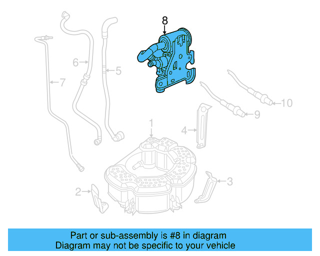 Evaporative Emissions System Leak Detection Pump 7L0-906-243-A - View 57