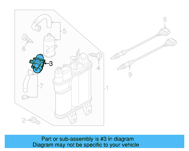 Evaporative Emissions System Leak Detection Pump 7L0-906-243-A - View 23